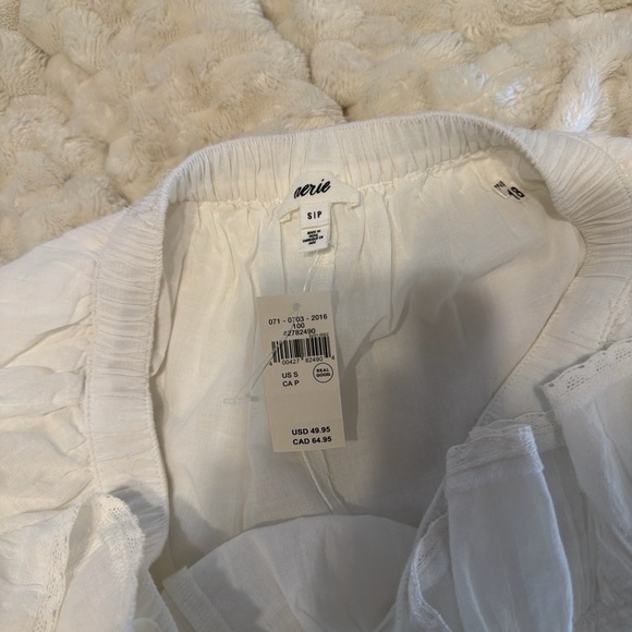NWT Aerie White Ruffle Skirt/Skort - Picture 3 of 3